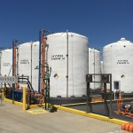 Sodium Hypochlorite holding tanks